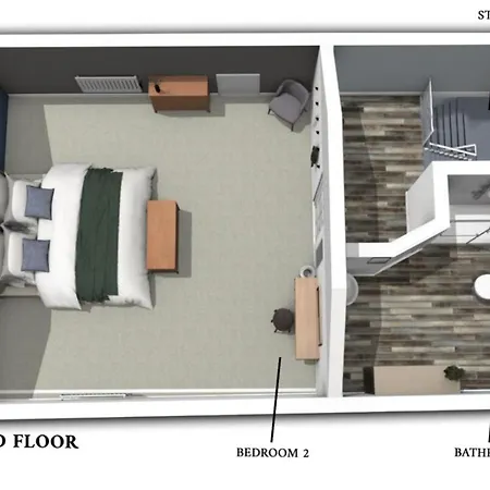 Cosy 2br Penthouse, Sofa Bed, Parking, Flat 2 Long Apartment