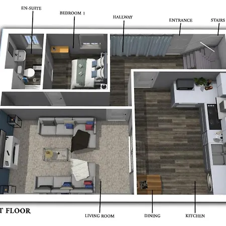 Cosy 2br Penthouse, Sofa Bed, Parking, Flat 2 Long Harrogate